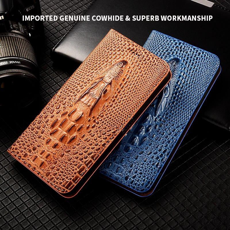 

Чехол-раскладушка из натуральной кожи с головой крокодила для Huawei Mate 9 10 20 20X 30 40 50 60 70 Pro Plus Lite