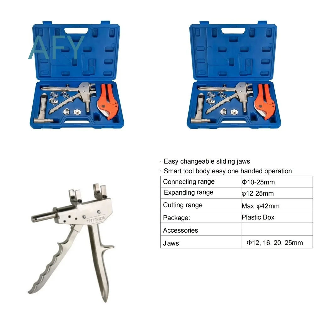 Pipe Clamping Tool for AD-1025PMC 10-25mm Tube Expander for Plumbing HVAC Refrigeration Fitting Installation with OEM