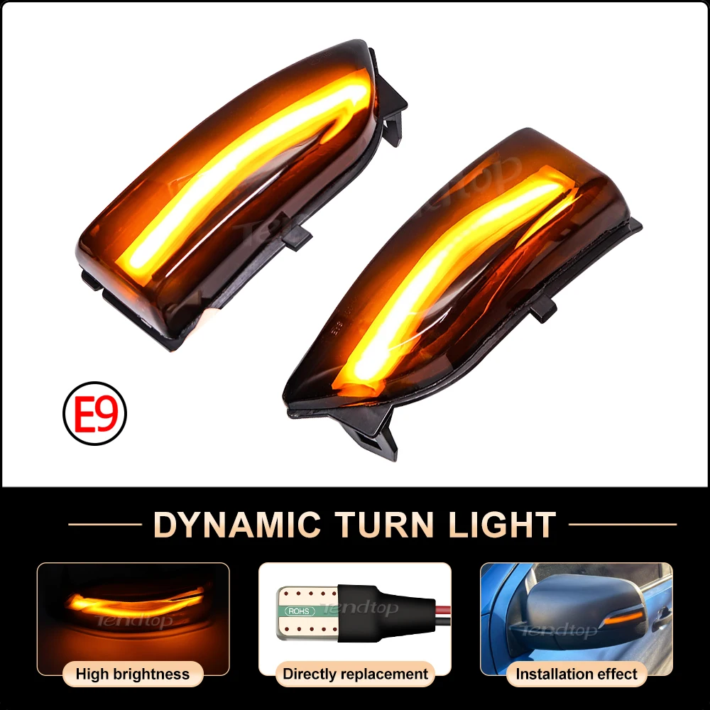 LED Dynamische Blinker Richtingaanwijzer Zijspiegel Lamp Voor Ford Ranger T6 2012-2019 Raptor Wildtrak 2015-2019 Everest U375/UA