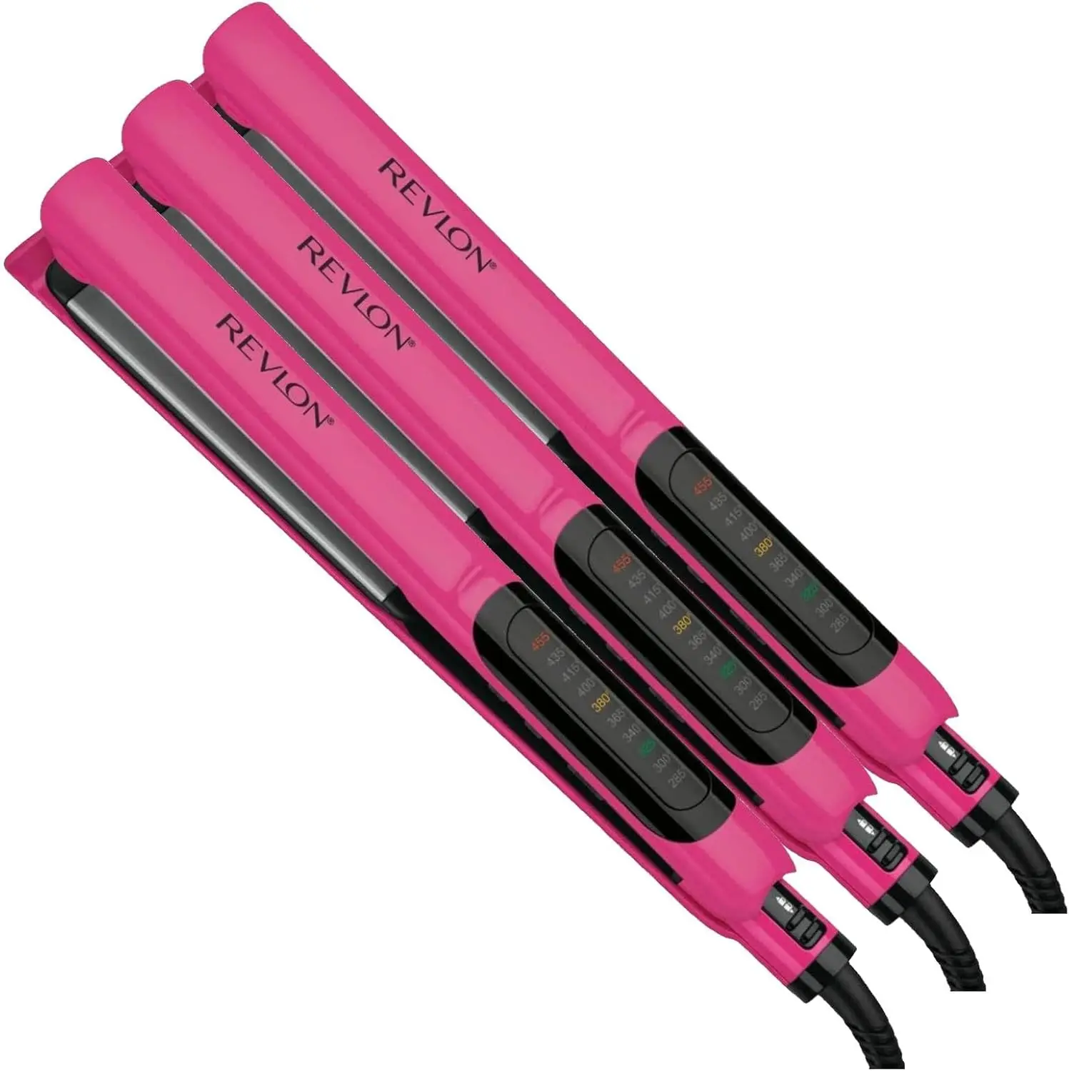 Smooth Glide Ceramic Hair Flat Iron | 1-Inch, Extra-Long Plates, 455F, 10 Heat Settings