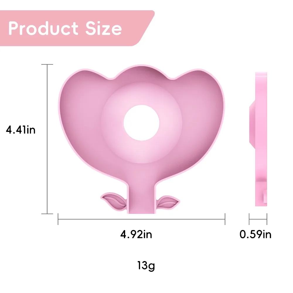 Cute Flower Shape Silicone Faucet Mat Countertop Protector Washable Water Drain Pad Splash-proof Sink Splash Pad Kitchen