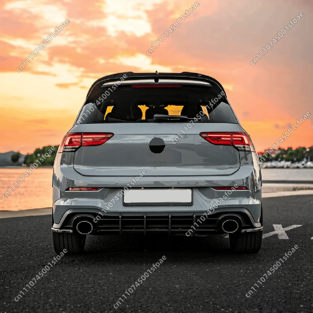 

Задний спойлер (диффузор) для Volkswagen Golf 8 MK8 GTI GTD R CS Clubsport Style 2020-2023, тюнинг-комплект для крыши