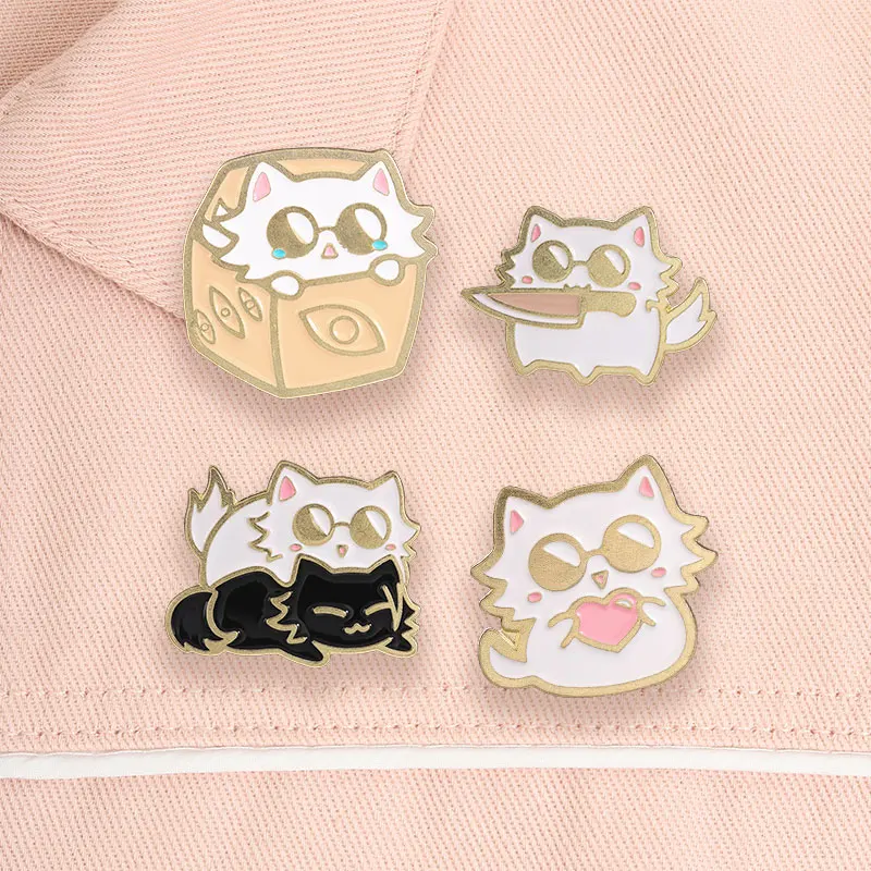 Cute Casual Kitten Brooch, Versatile and Suitable for Everyday Backpack Accessories, Fashionable Decoration