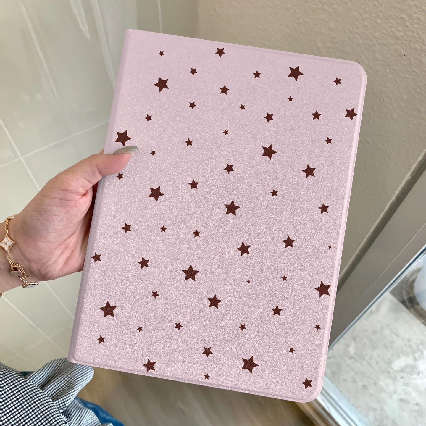 Gentle Full Screen Pink All Inclusive Shell For iPad Pro 13 11th M5 M4 12.9 A16 10 8 7 9th 10th Air 11 M2 M3 Mini Tablet Cover