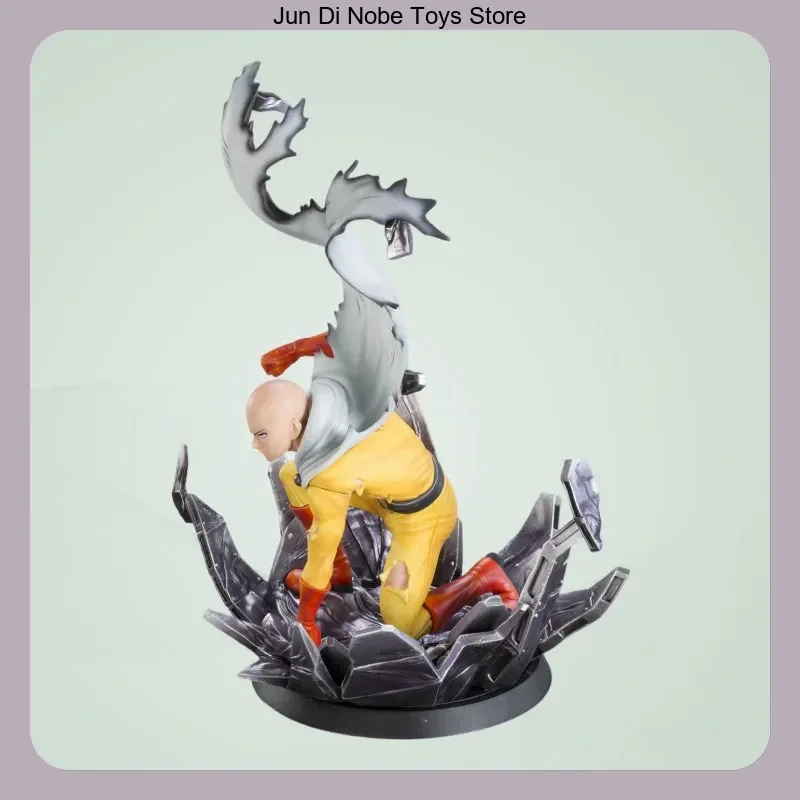 

24.5cm One Punch Man Saitama One Punch Appearance Anime Figure Collectible Desktop Decoration Toy Gift