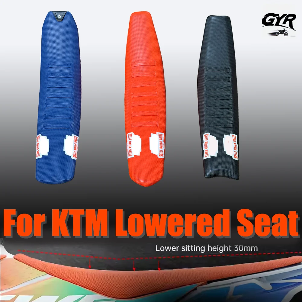 Almofada do assento da motocicleta da bicicleta da sujeira edição fábrica 30mm inferior do que altura original pit bike sela para 2016-2025 ktm sxf exc kews