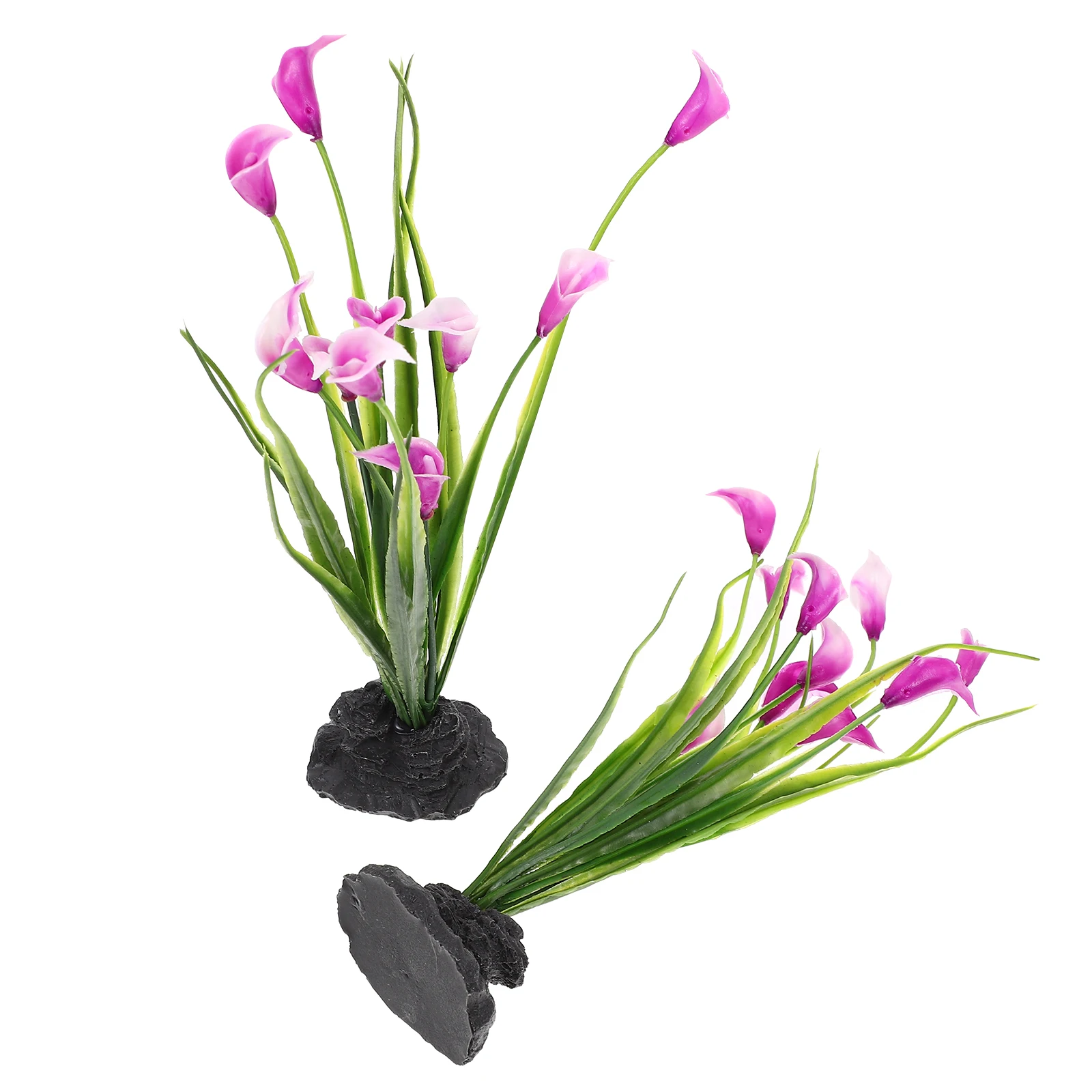 

2pcs Sashimi Plate Flower Decor Lifelike Green Plant Dish Decor Restaurant Supply Japanese Food Shops Decorations Kitchen Bar