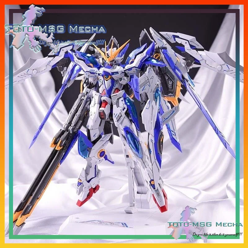 ZZA оригинальная аниме-модель LANYAN BLUE FLAME MG 1/100 CH-01 Wing Zero Honoo, экшн-фигурка в сборе, игрушки, подарки для детей