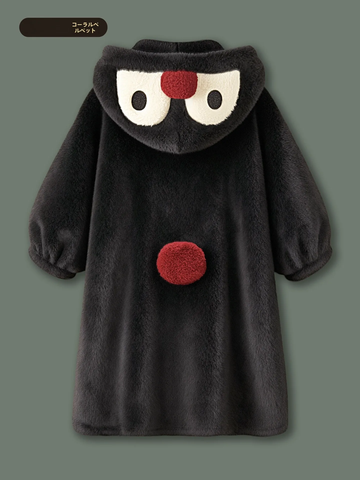 pinksea-–-robe-d'hiver-chaude-en-fiber-de-polyester-pour-femme-vetement-de-maison-longueur-moyenne-motif-de-dessin-anime