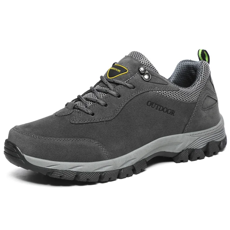 Sz39-49 Mens Comfort Hiking Shoes All-Season Trail-Ready Sneakers Wear-Resistant Outdoor Footwear Travel Trekking Extra Wide Fit