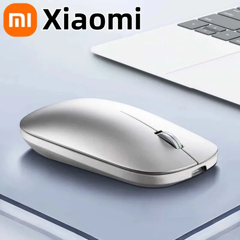 Xiaomi Wireless Bluetooth Mouse Dual Mode DPI Adjustable 2.4G Type-C Rechargeable Silent Ergonomic Morandi Portable Office Mouse