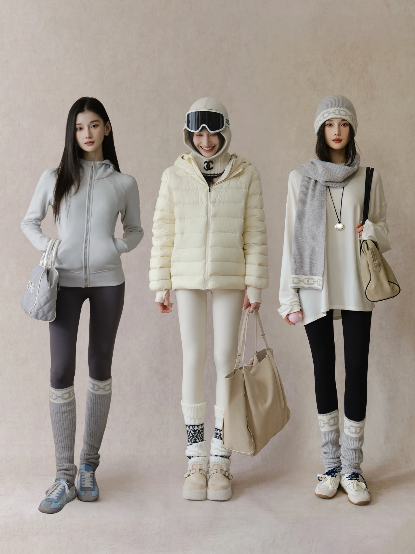 

Женские брюки для йоги ChillCozy с высокой талией, тонкие, эластичные, технологичные, с эффектом контроля фигуры, ощущение «второй кожи», осень-зима