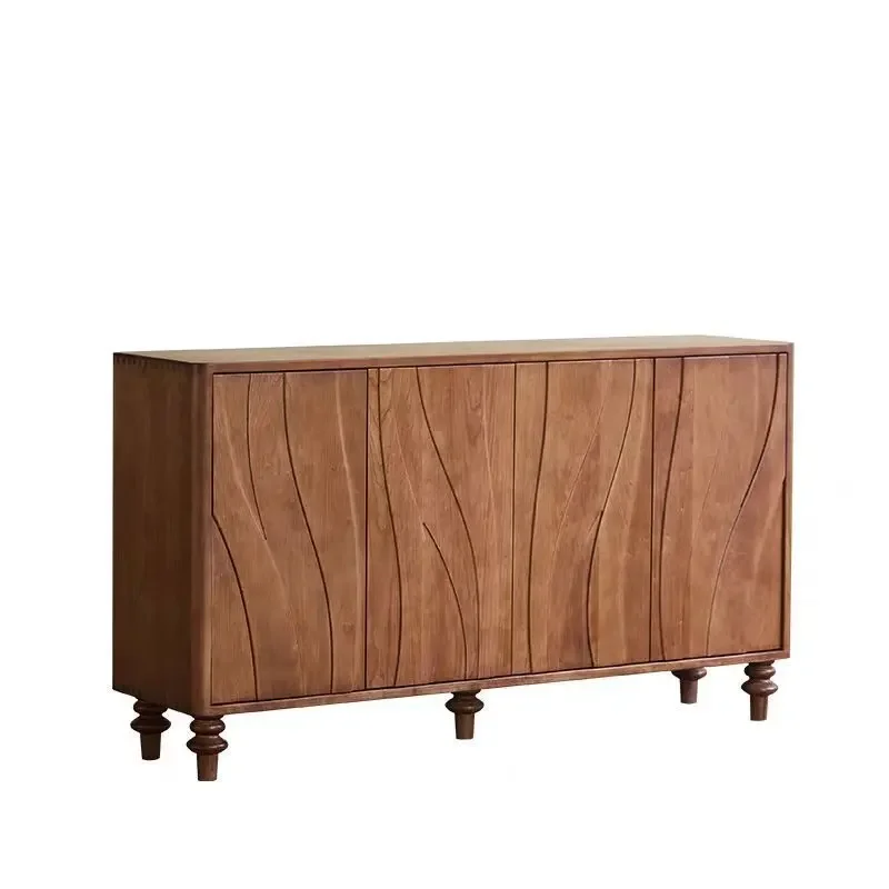 

wood cherry wood medium and ancient style storage side cabinet black walnut retro porch against the wall shoe cabinet