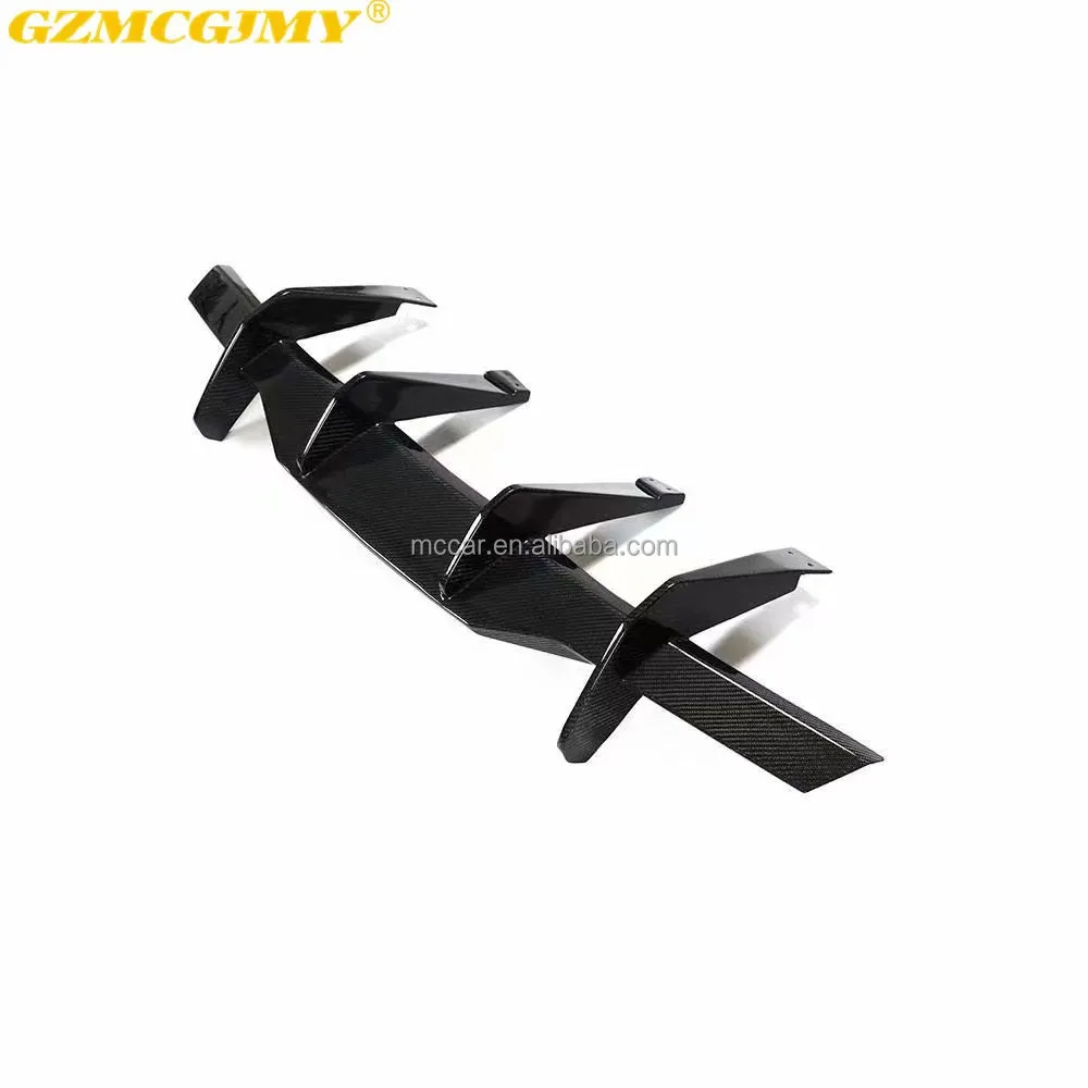 High Quality C8 Car Bumper Rear Separator Suitable for Chevrolet Corvette C8 Carbon Fiber Rear Diffuser