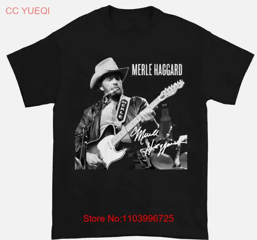 Merle Haggard On Stage Cotton T-Shirt Unisex All Size