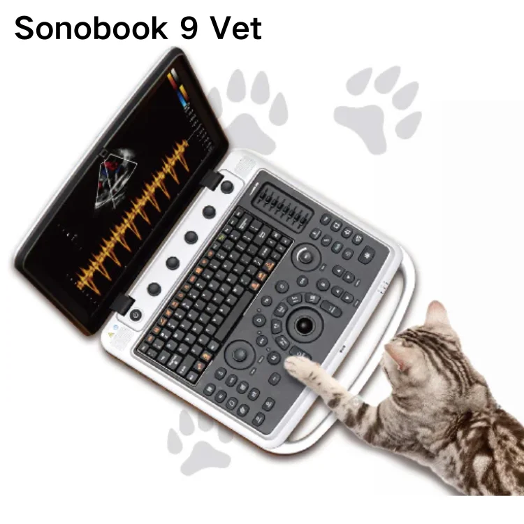 Cheap price Chison Veterinary Color Doppler Ultrasound System Sonobook 9 Vet Ultrasound Machine Sonobook9 vet echo scanner