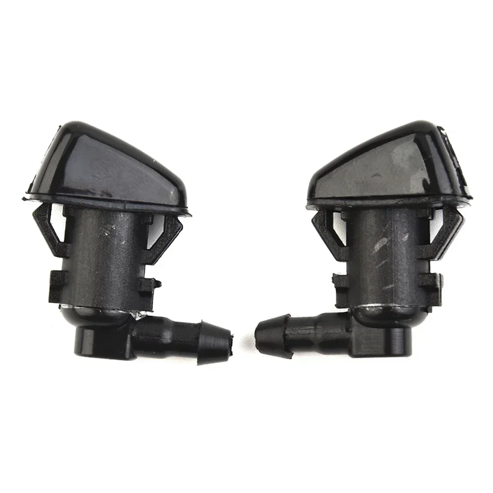 2pcs Car Black Windshield Washer Nozzle Set 2011-2017 For Jeep For Grand For Cherokee 68260443AA Washer Outlet Adjustment