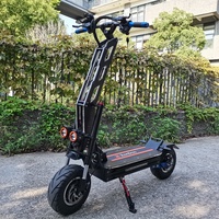 2025 Hot Sale Zondoo Roadhitter 120kmprofessional electric scooter 13-inch 8000W72v45ah 125km/h adult foldable electric scooter