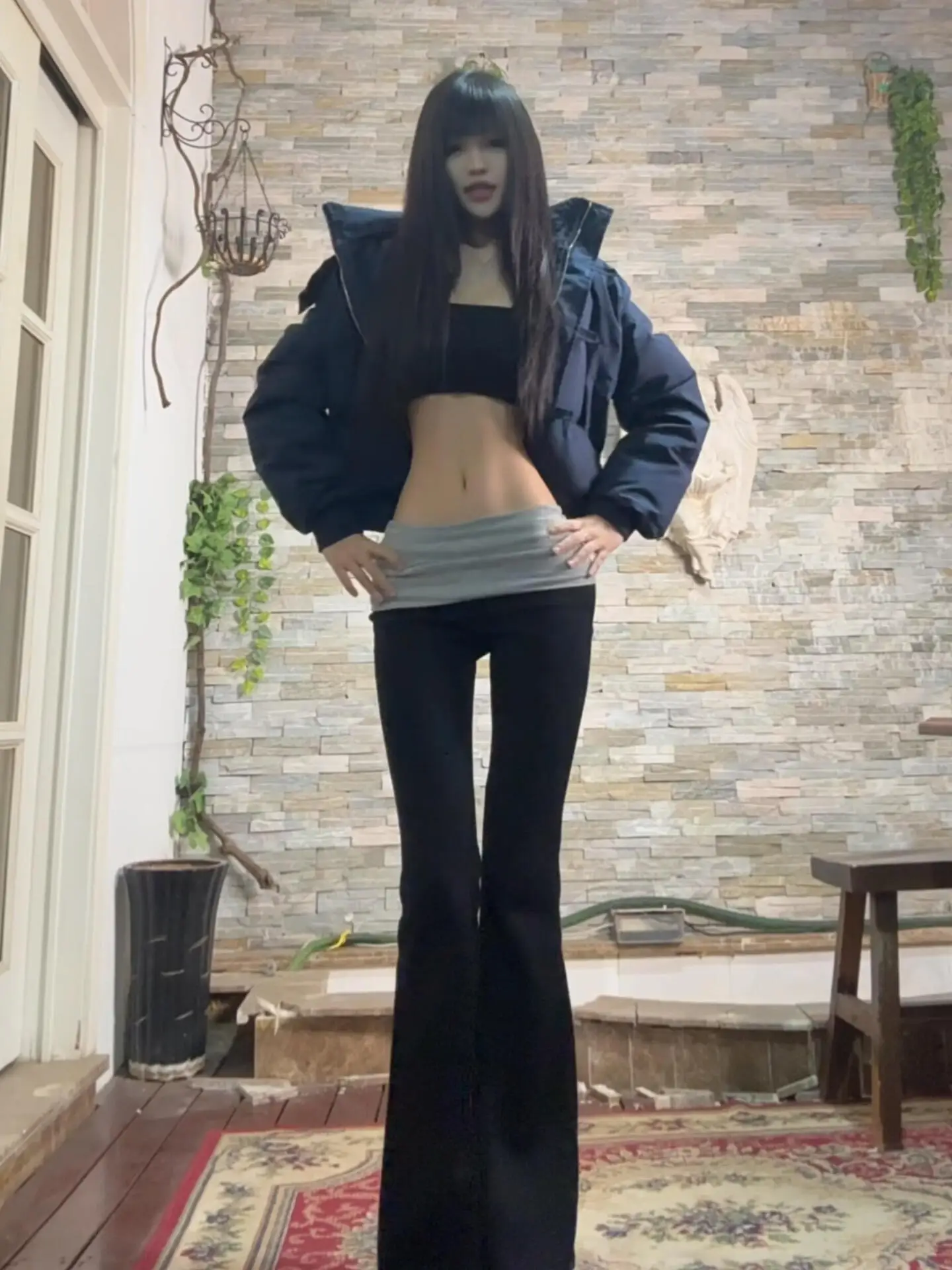 

High Waist Flared Yoga Pants Women's Loose Casual Sports Bla Leggings Spring Summer Long Trousers Ladies Comfortable