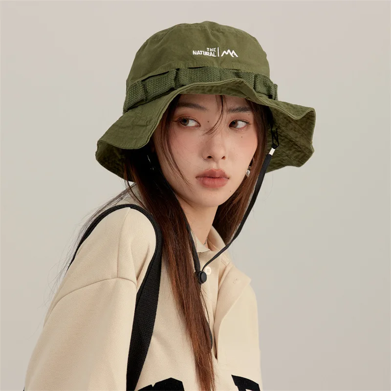 Outdoor Mountaineering Hat Men Women Four Seasons Versatile Leisure Hat Korean Retro Neutral Fisherman Cap Quality Basin Cap