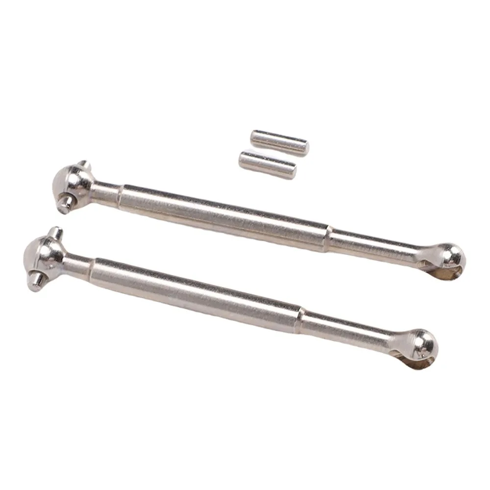 2Pcs/Set Steel Dog Bone Drive Shaft Robust Stable Performance Dog Bone Shafts for Haiboxing 3101A/3100A RC Car
