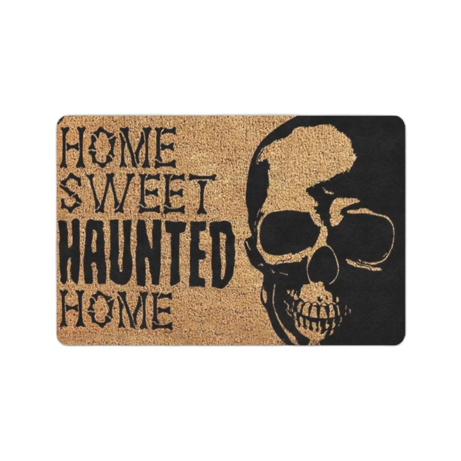 

Huanted Halloween Doormat Come Home Fast Entrance Indoor Fall Floor Funny Decorative Rug Holiday Door Mat