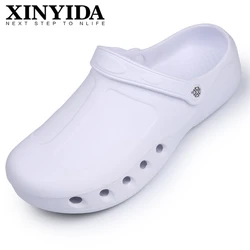 EVA Breathable Kitchen Chef Shoes Hospital Surgical Medical Slippers Nurse Clogs Non-slip Anti-static Clean Work Shoes Size34-45