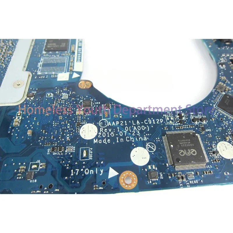 For Dell Alienware 15 R2 17 R3 Laptop Motherboard I7-6700HQ CPU GTX970M 3G GPU CN-0DVV6W 0DVV6W AAP21 LA-C912P