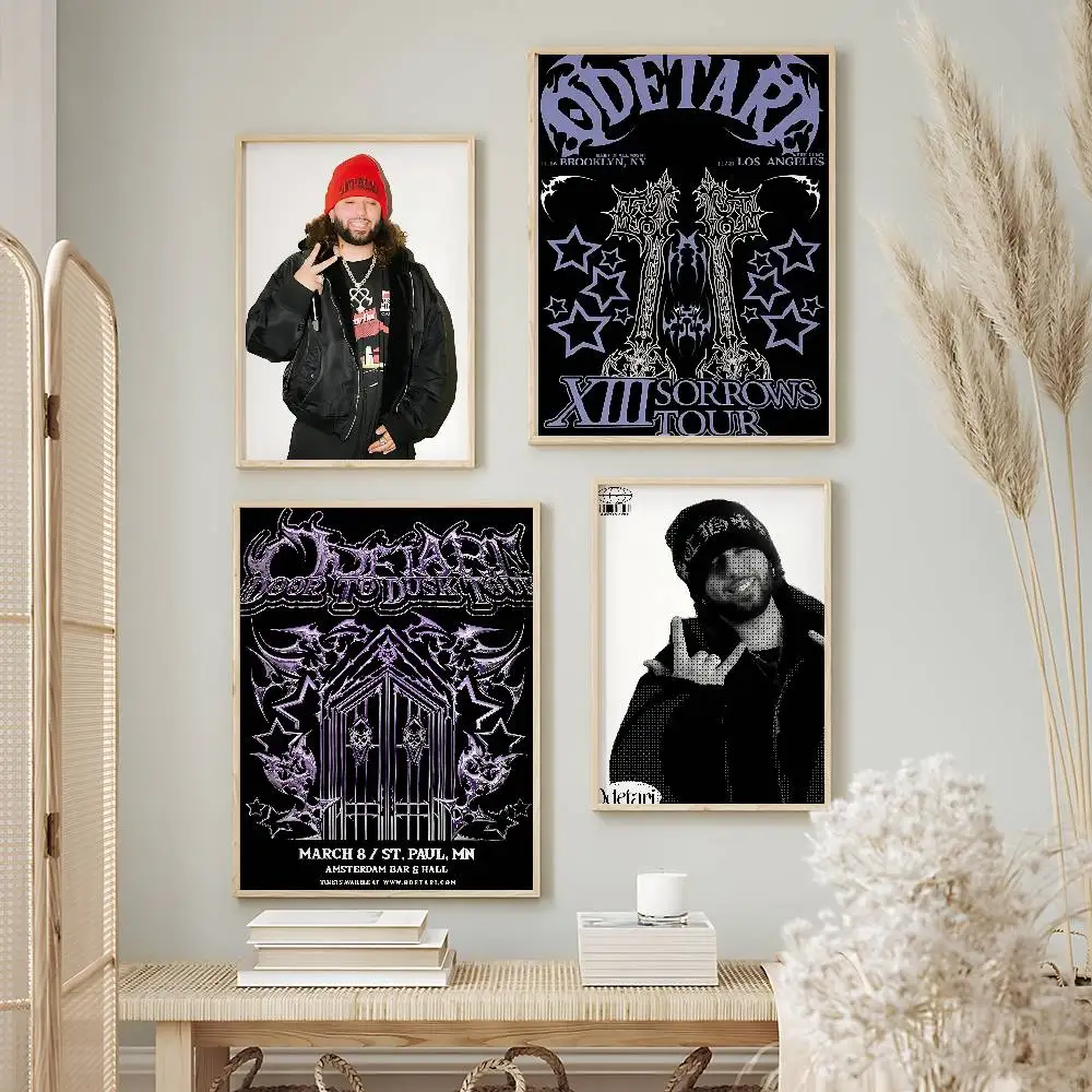 Trending Singer Odetari Premium Self-Adhesive No Residue Wall Sticker for Home Office Bar Decor