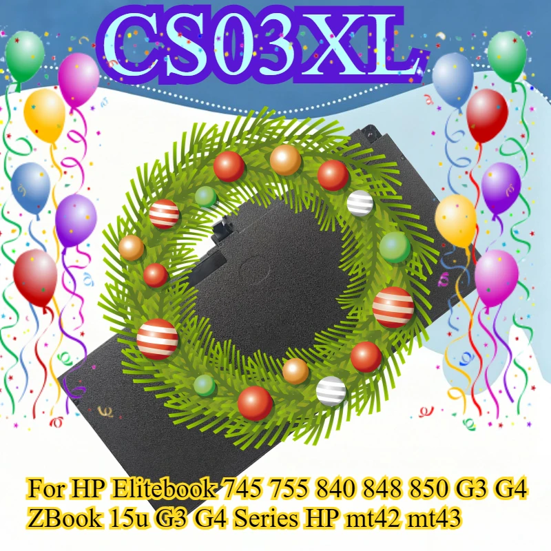 CS03XL Battery For HP Elitebook 745 755 840 848 850 G3 G4 ZBook 15u G3 G4 Series HP mt42 mt43