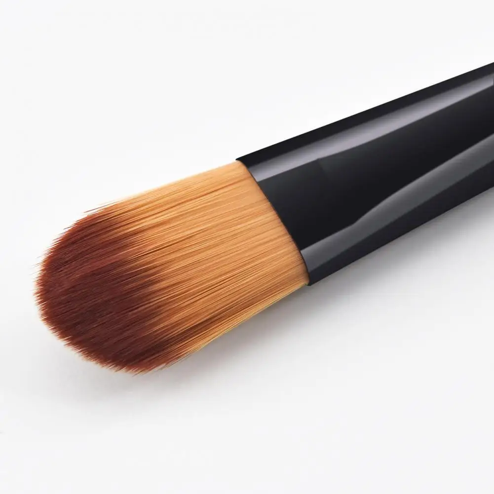 Cosmetic Brush Easy to Clean Comfortable Ergonomics Reused Portable Skin Care Tools Medium Size Foundation Liquid Facial Brush