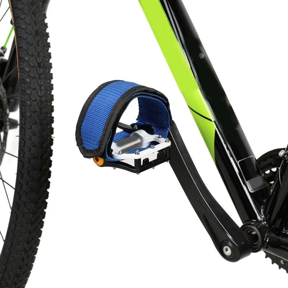 

Adjustable Bike Pedal Straps Strong Nylon Anti-Slip Toe Clips For Mountain Road Fixed Gear Bikes Comfortable Foot Protection