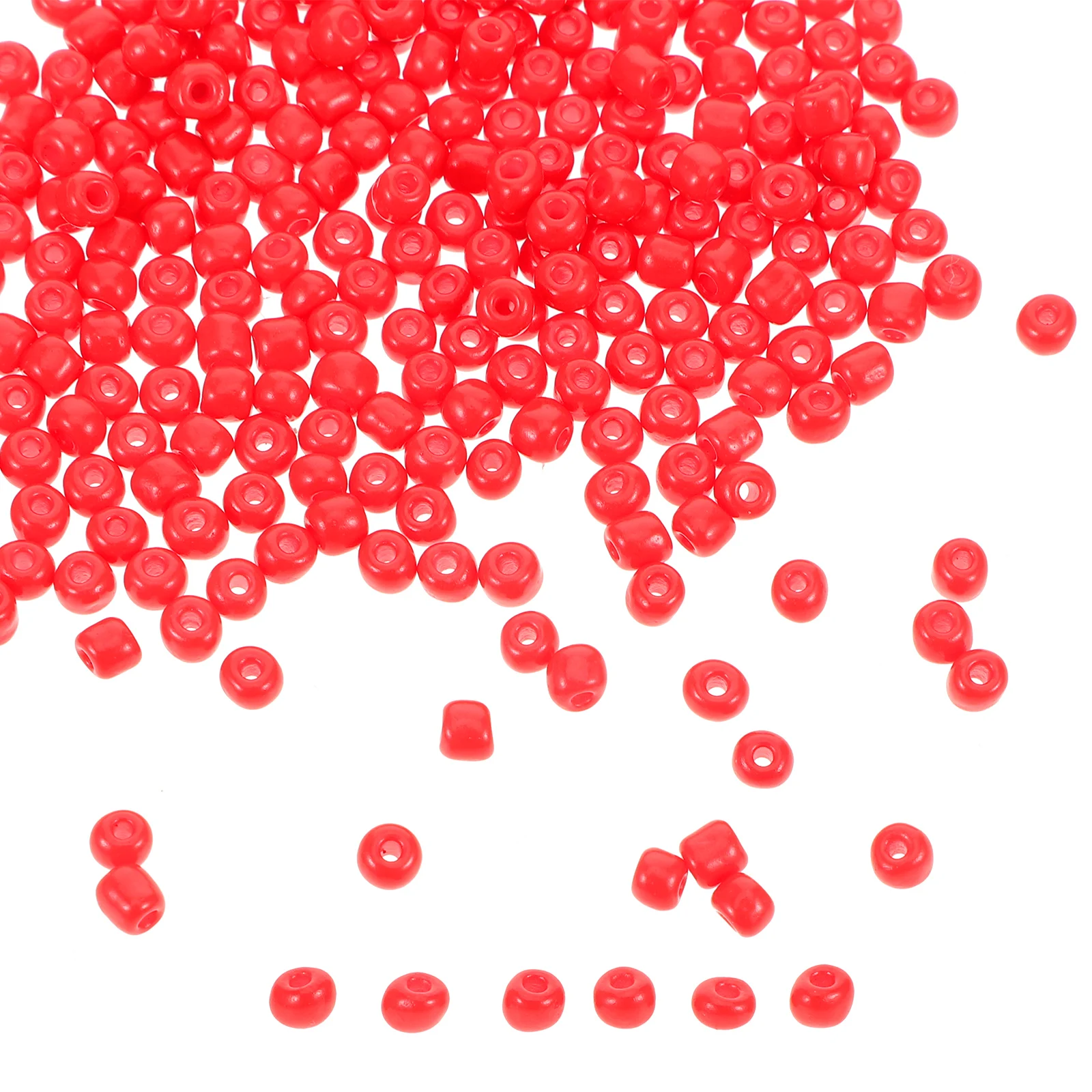 

5500Pcs Bright Red Glass Seed Beads Mini Spacer Jewelry Making Supplies Bracelet Necklace DIY Craft Projects Bracelet Spacers