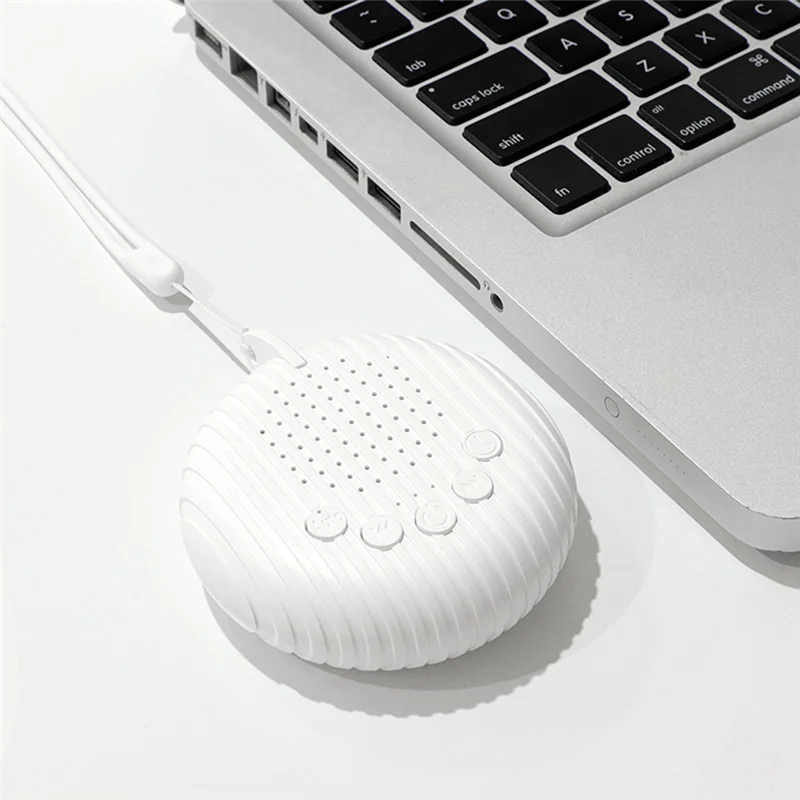 Afbeelding 6: White Noise Machine, oplaadbare draagbare slaapgeluidsmachine met timer voor thuis, kantoor, slaapzaal-B60B