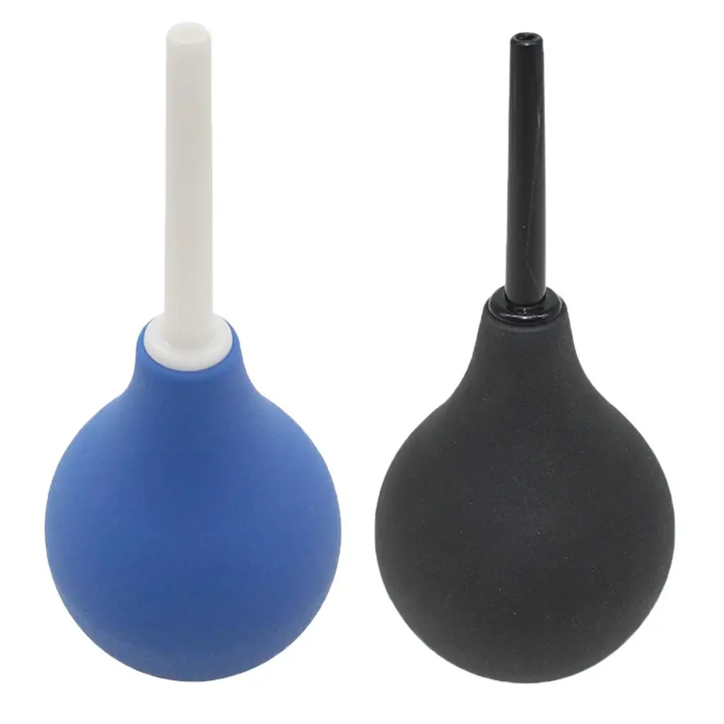 طقم منظف حقنة شرجية مهبلية من السيليكون مع لمبة مطاطية 90 مل لمسة مريحة للنظافة الشخصية #3