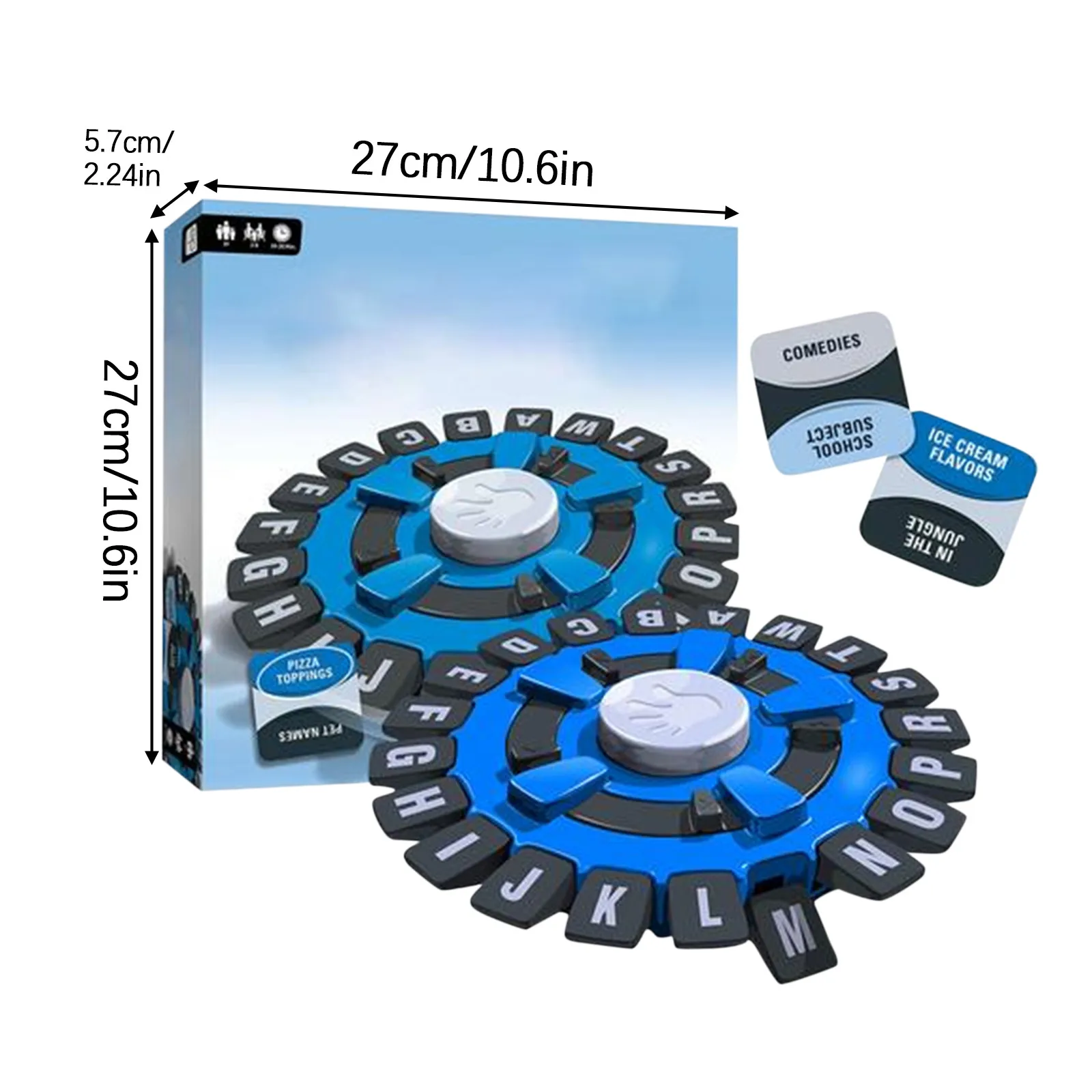 لعبة Word Game Fast-Paced Family Board اختر فئة وسباق ضد الموقت ليكون لعبة تعلم اللاعب الأخير رائعة 2025