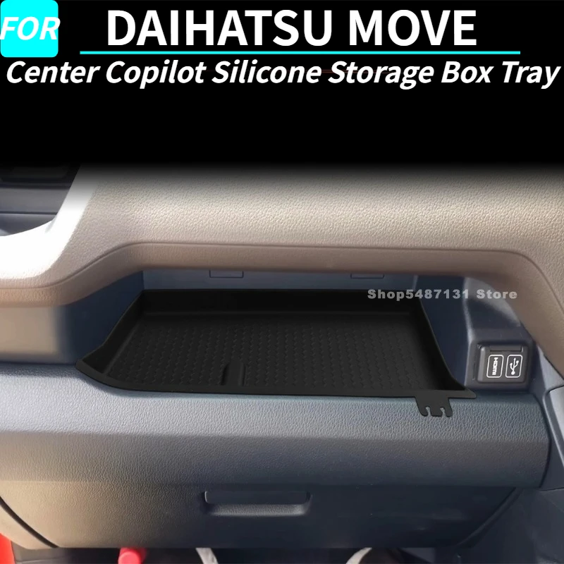Car Center Copilot Silicone Storage Box Tray for DAIHATSU MOVE Interior Accessories 2025 for Right Hand Drive