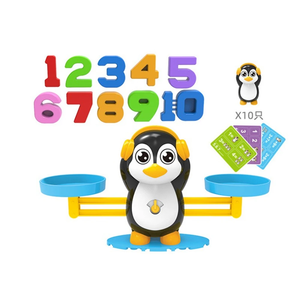 Educational Math Toy Smart Monkey Balance Scale Kids Toy Digital Number Board Game Educational Learning Toys Teaching Material