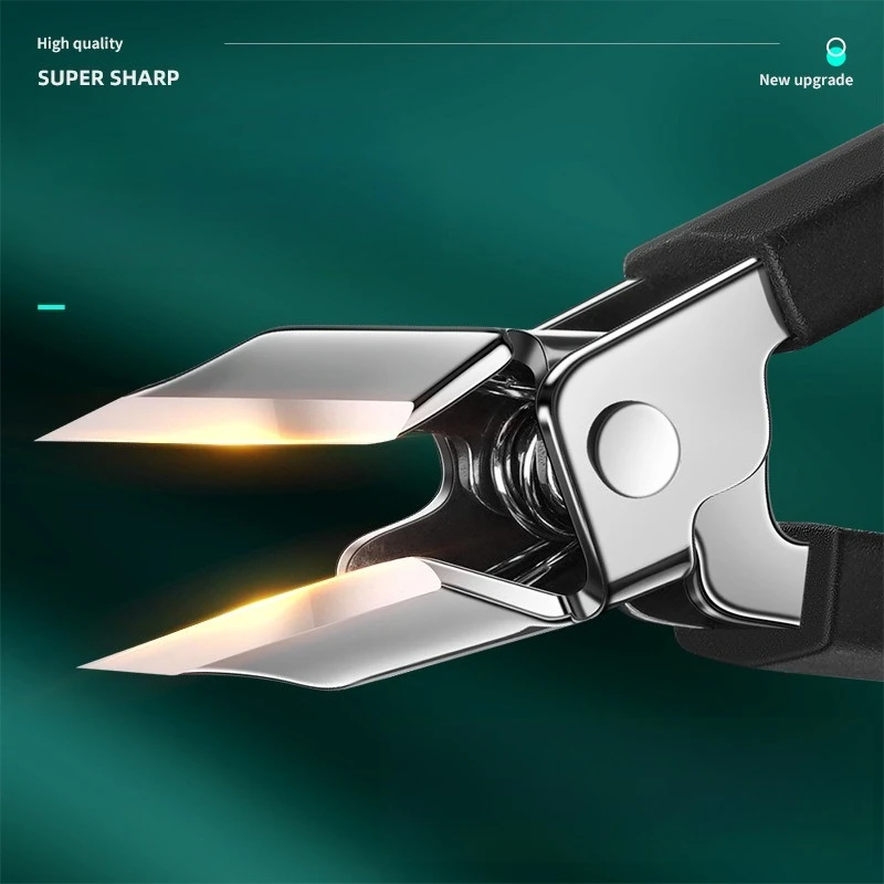 25 °   슬랜트 엣지 전문 네일 클리퍼 고급 독수리 부리 사선 발톱 트리머 넓은 입구가 있는 내향성 발톱 도구