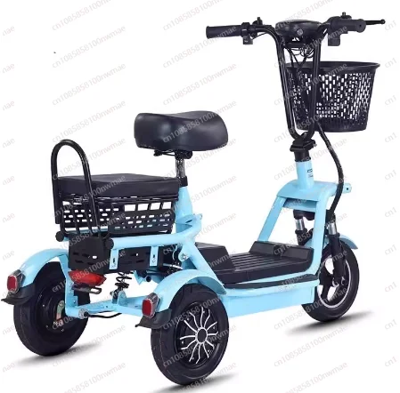 

Elderly Electric Tricycles, Small Family Transportation for Children and Women, Elderly Parent-child Folding Carts