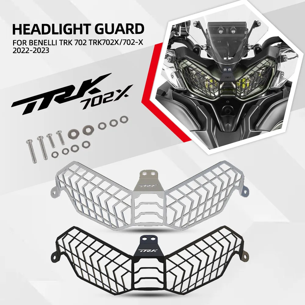 Motorcycle Headlight Net Headlight Protection Net Protective Cover Accessories FOR Benelli TRK 702 TRK702X/702-X 2022-2023