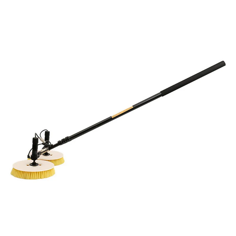 Water Fed Pole Kit 35 Ft Adjustable Window Cleaning Brush Automatedsheet Metal Surface Cleaning Pulse Cleaning Machine