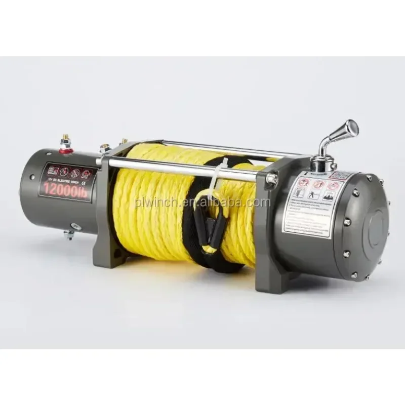 Factory Price Off Road 4 * 4 Automotive Electric Winch 13000lbs with Synthetic Rope