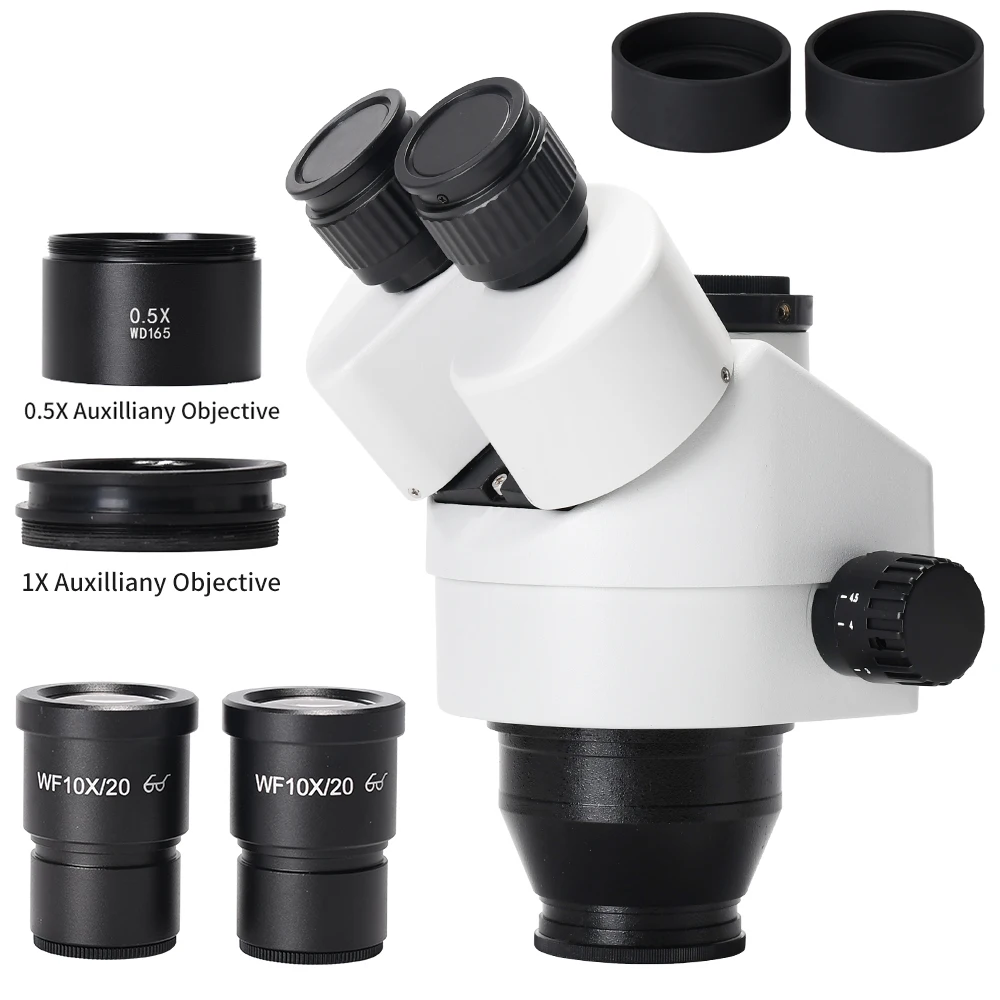 3.5X-45X 4K HD Video Camera Trinocular Stereo Microscope For For Mobile Repair Welding Electronics