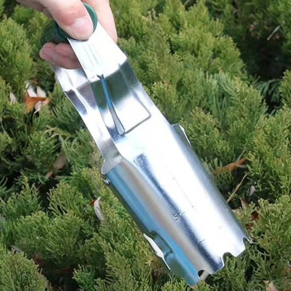 Handheld Seedling Transplanting Plastic Handle Planting Machine Vegetable Planter Efficient Cylinder Seeder Excavator
