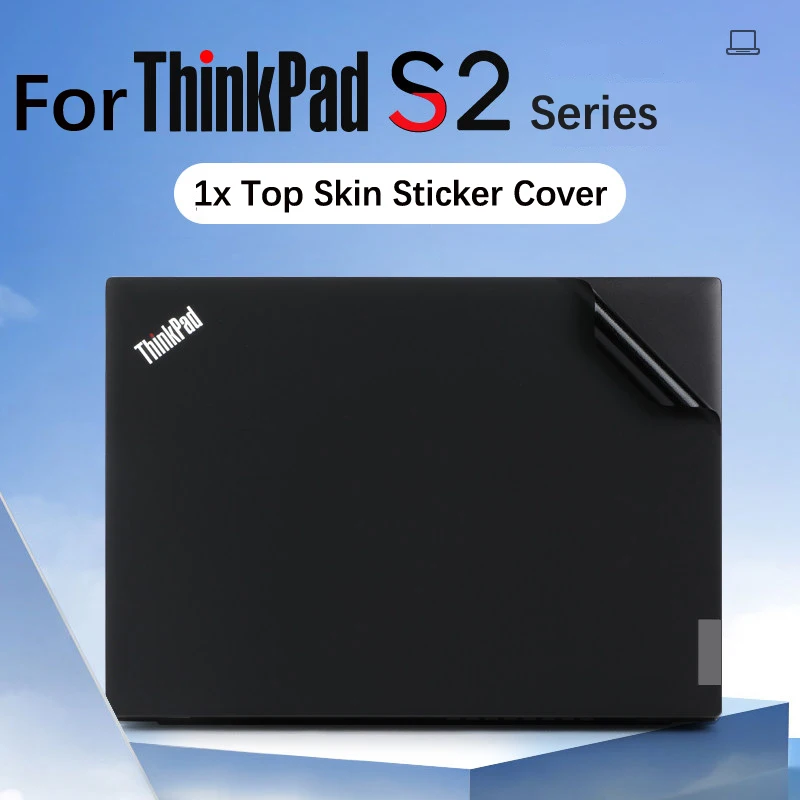 1x Top Skin Sticker Cover For 2017 2018 2019 2020 2021 2022 Lenovo ThinkPad S2 Gen2 3 4 5 6 2in1/S2 yoga Gen6 Gen8/L380 L390