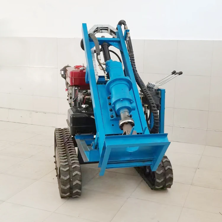 Customized Post Driver Pile Driver Fence Pilling Mini Photovoltaic Solar Pile Driver Machine Crawler