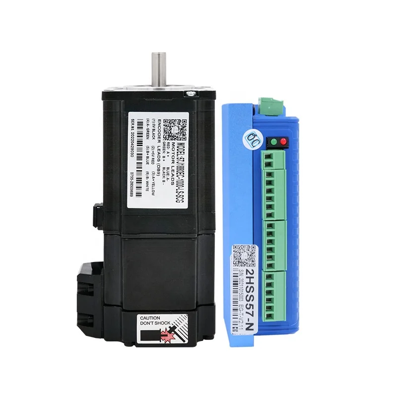 57J1880EC-1000-LS-SCG+2HSS57-N-SC China Factory 5a 2n.m Full Closed Loop Hybrid Stepper Motor for Cnc Machine