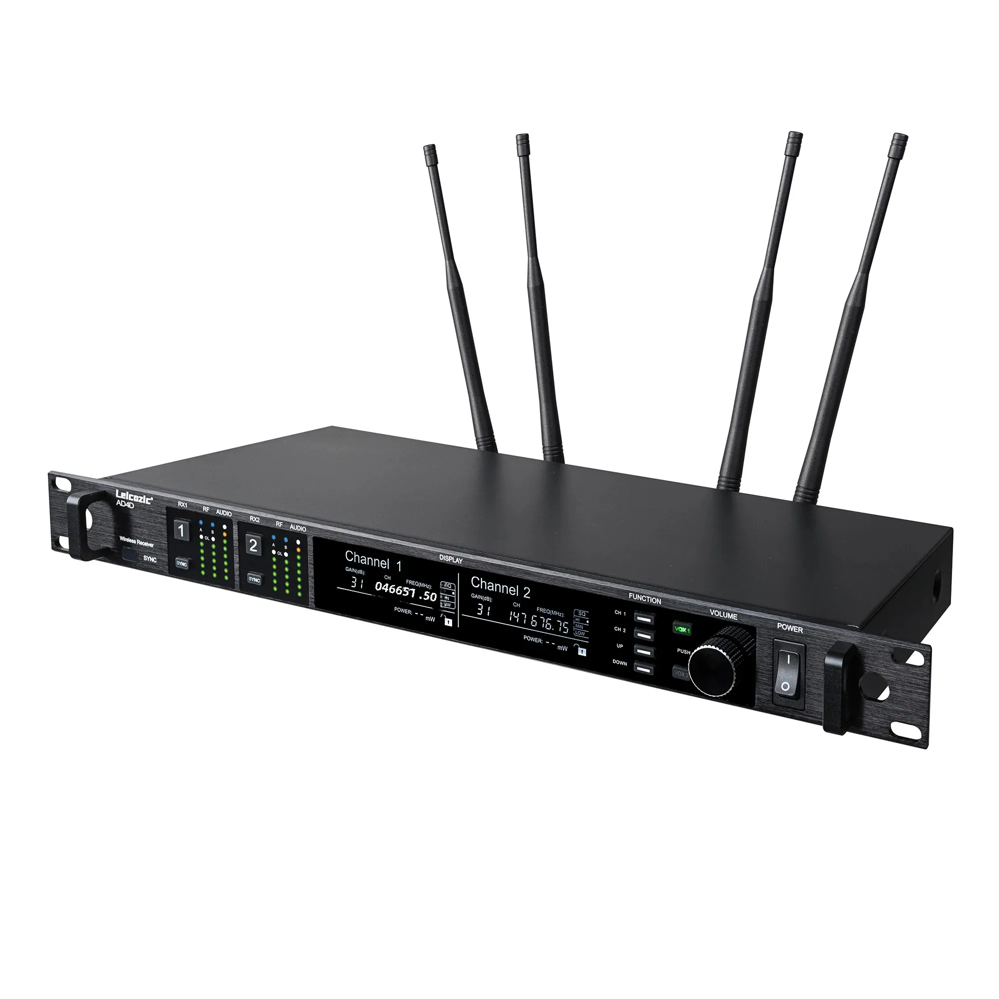 プロフェッショナルコンデンサーマイクワイヤレス,2チャンネル,ステージオーディオ,Leicozic-KSM11,500, 600 MHz,900