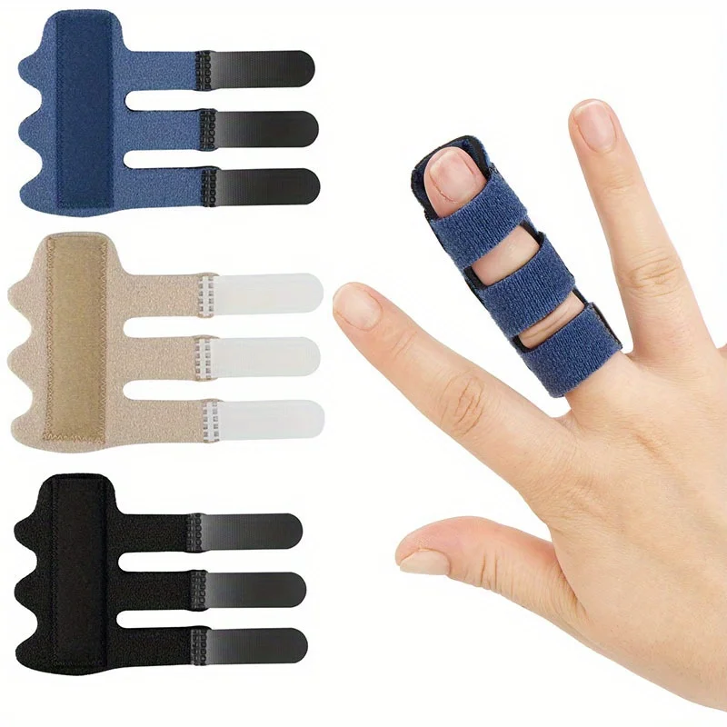 Adjustable Hand Support Finger Splint - Five-Toe Fixed Band for Sports, Durable Finger Stabilizer ecovery Style | Adjustable Fit